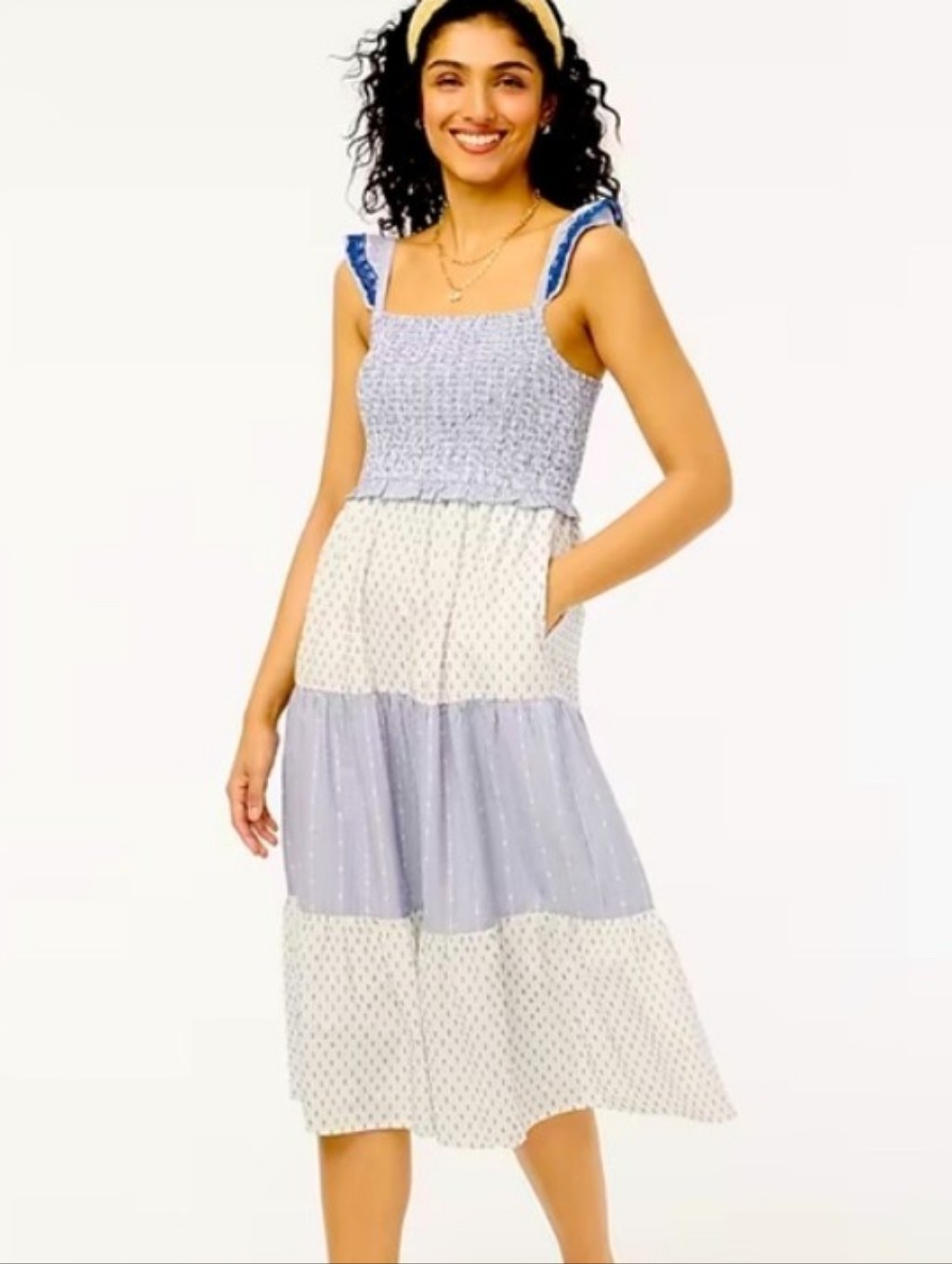 J Crew Factory Tiered Sundress, Xl